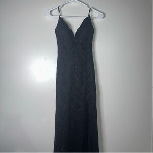 City Studio Black Backless Dress